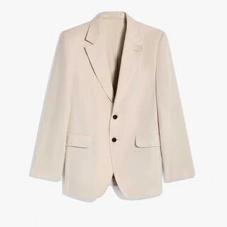 Light Summer Construction Linen Jacket, SAND LINEN, hi-res