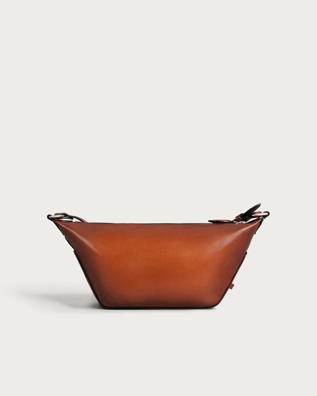 Toujours Soft Zipped Hobo XS Messenger, Arancio Vermiglio, hi-res