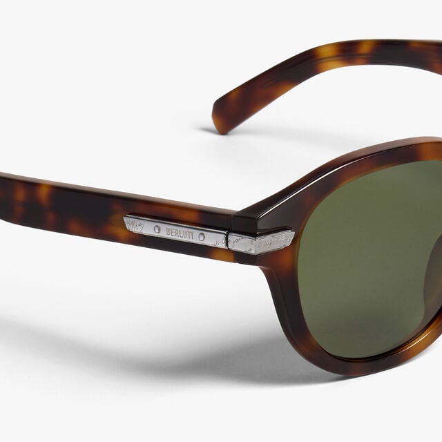 Sunrise Acetate Sunglasses, DARK HAVANA + SOLID GREEN, hi-res 3
