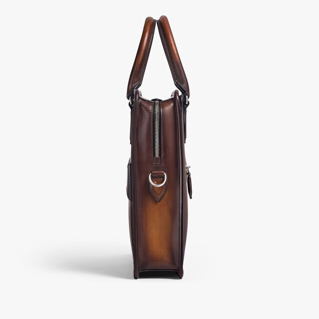 Un Jour Scritto Leather Briefcase