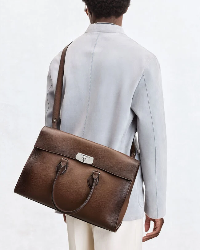 E'Mio Briefcase, Soft Brown, hi-res