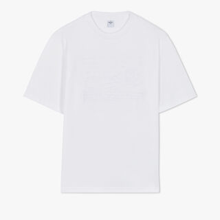 刺繍スクリット Tシャツ, BLANC OPTIQUE, hi-res