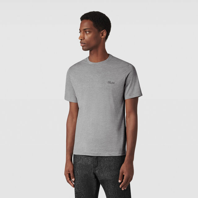 Thabor T-shirt, SILVER GREY, hi-res 2