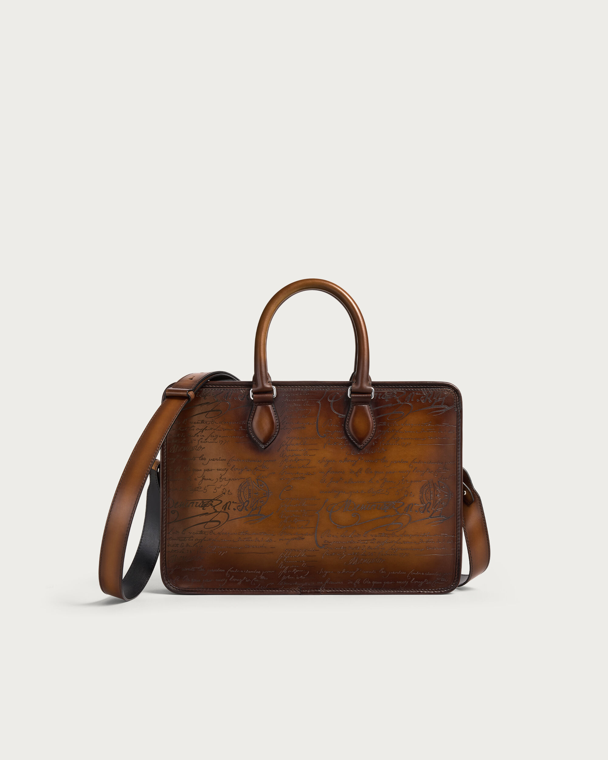 ほぼ新品　 63.8万　Berluti アンジュール ミニ　総柄　ブリーフケース アンジュール ミニ ブリーフケース | ベルルッティ JP