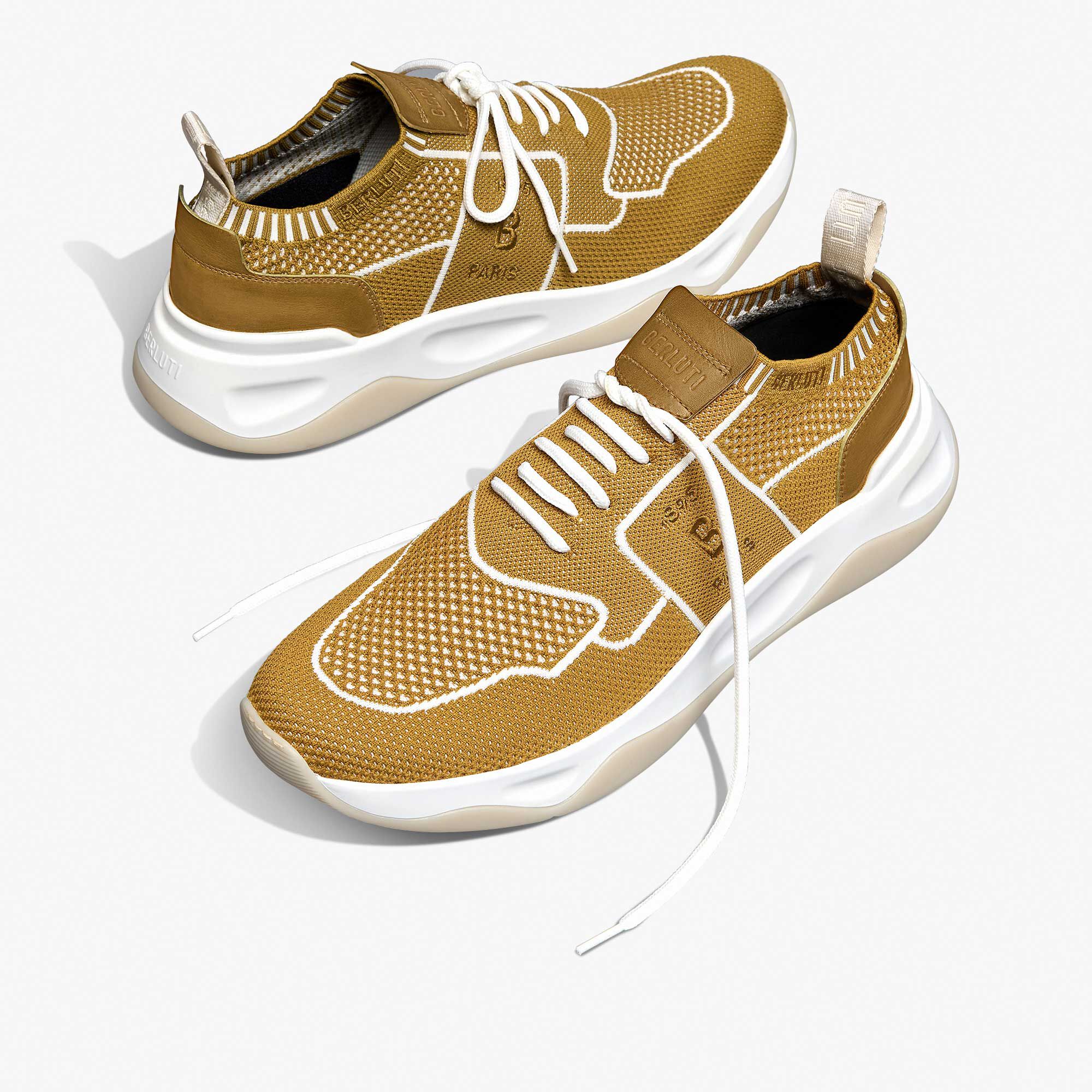 Shadow Knit And Leather Sneaker | Berluti US