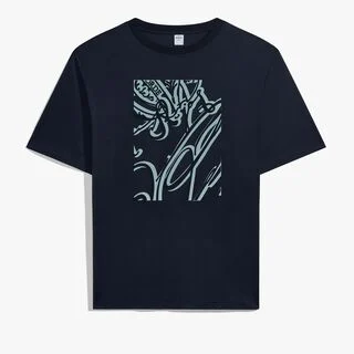 スエードエフェクト フレーム スクリット Tシャツ スエードエフェクト フレーム スクリット Tシャツ
