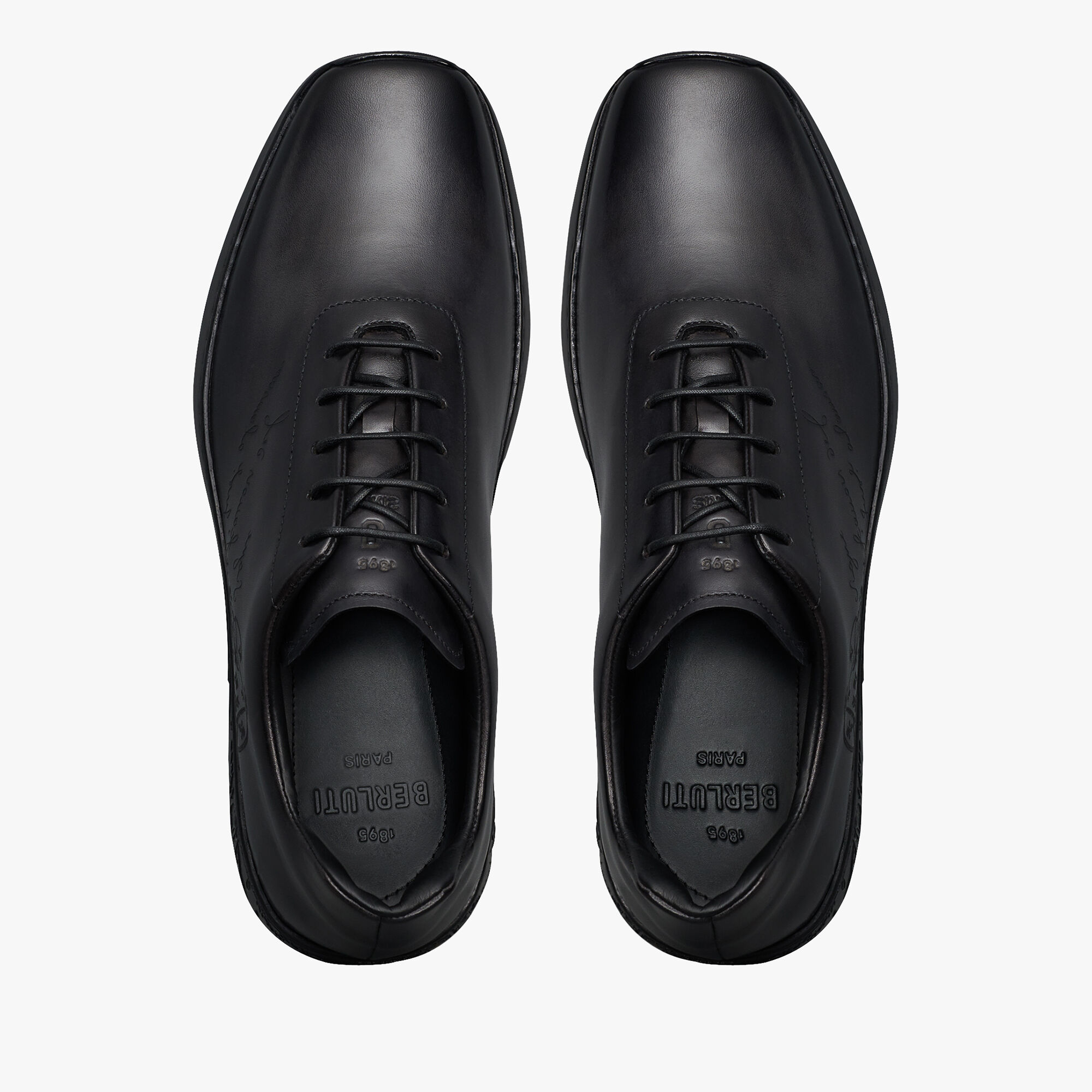 Metropolitan Scritto Leather Oxford, NERO, hi-res 3