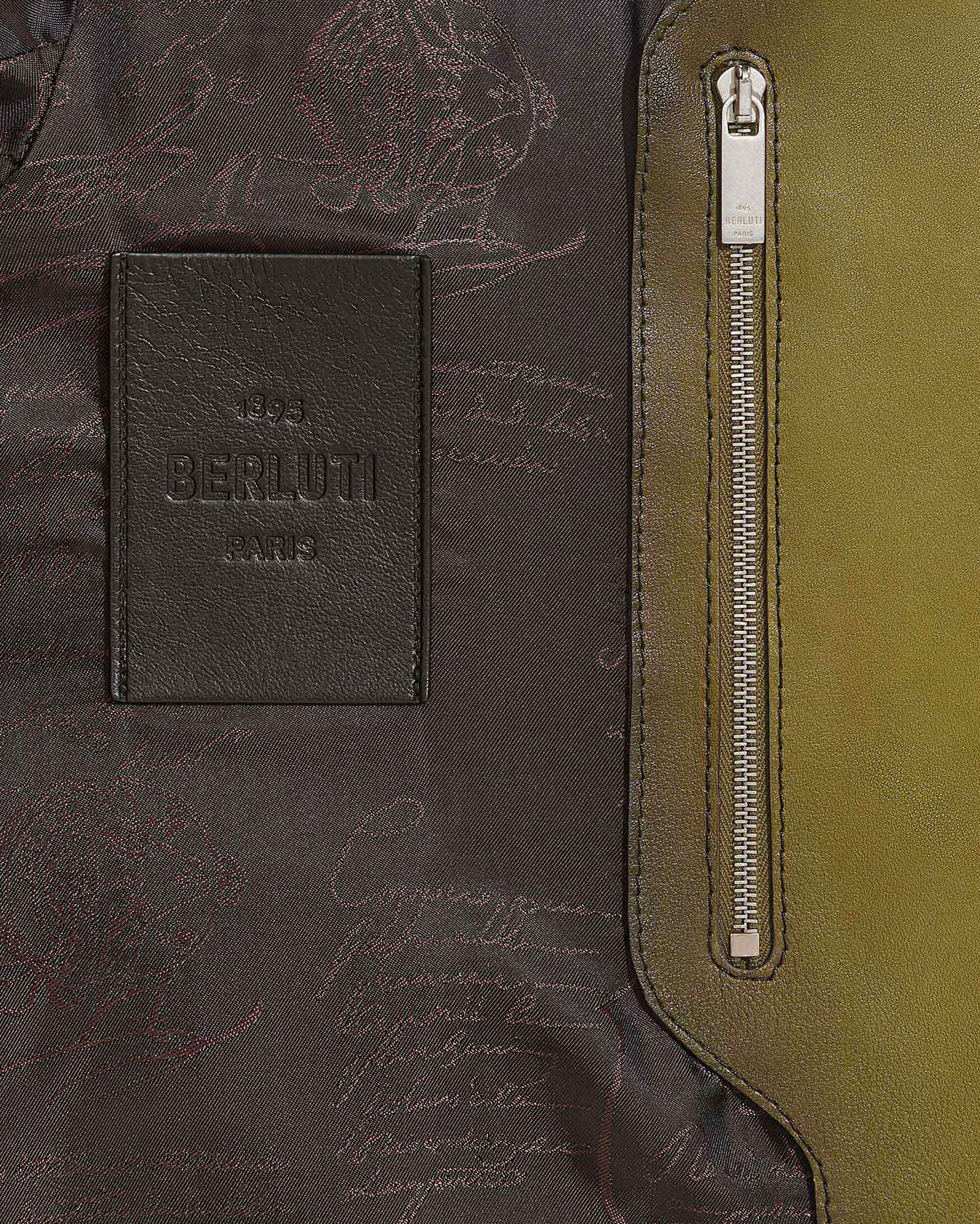 Leather Patina Un Jour Blouson, Light Nero Caviar, hi-res