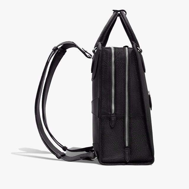 Premier Jour Leather Backpack, CARBON BLACK, hi-res 4