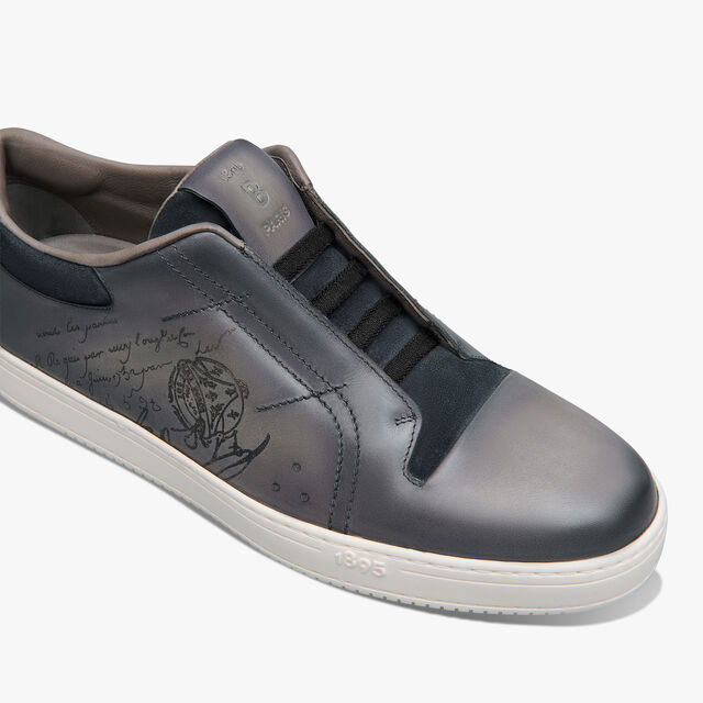 Playtime Scritto Leather Slip-On, GRAPHITE MOSS, hi-res 6