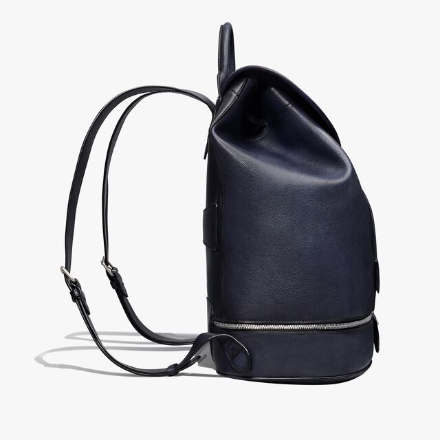 Escape Scritto Leather Backpack, INDIGO DENIM, hi-res 4