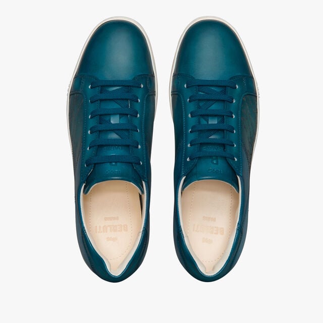 Playtime Patchwork Scritto Leather Sneaker, AVEIRO, hi-res 3