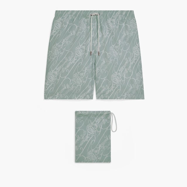 Marbeuf Scritto Swimshorts, CELADON SCRITTO, hi-res 1