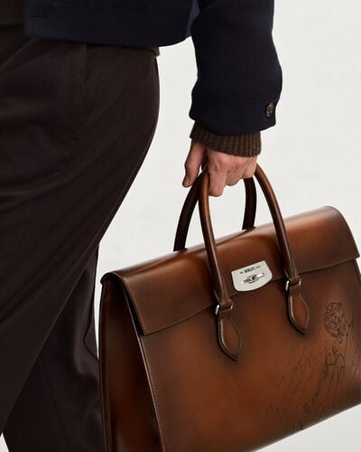 E'Mio Briefcase, Cacao Intenso, hi-res