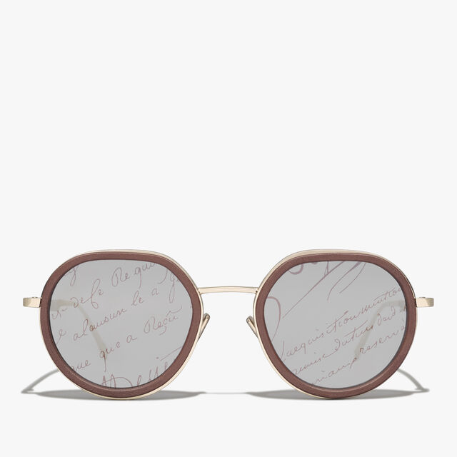 セントーリー メタル＆レザー サングラス, BROWN + BRONZE, hi-res 1