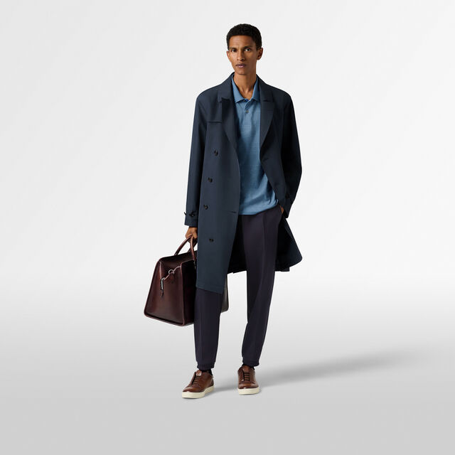 Stretch Wool Jogpants, MARINE, hi-res 4