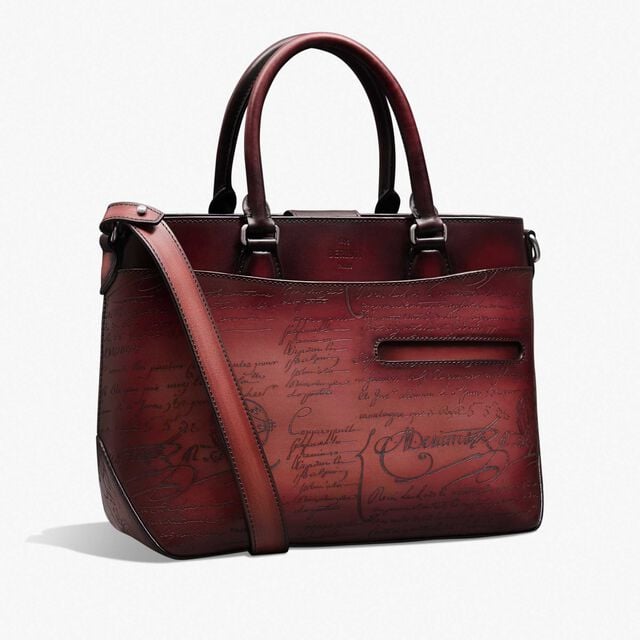Toujours XS Gradiant Scritto Leather Tote Bag, LIGHT SAINT EMILION, hi-res 2