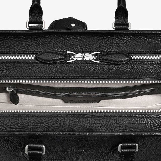 Premier Jour Leather Backpack, CARBON BLACK, hi-res 7