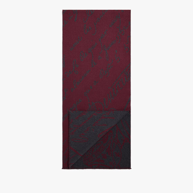 Scritto Scarf, NERO BORDO, hi-res 2