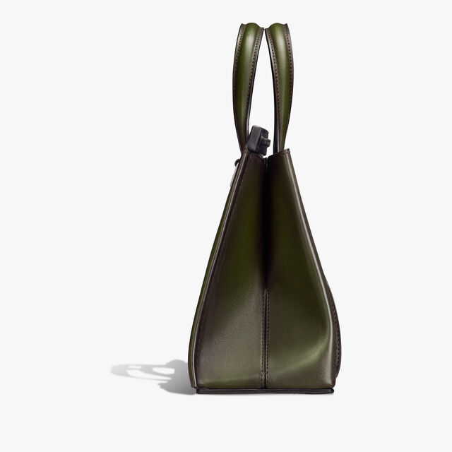 Luti 25 Messenger In Leather, NERO CAVIAR, hi-res 4