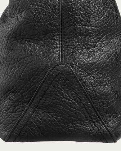 Toujours Soft Zipped Hobo Messenger, Deep Black, hi-res