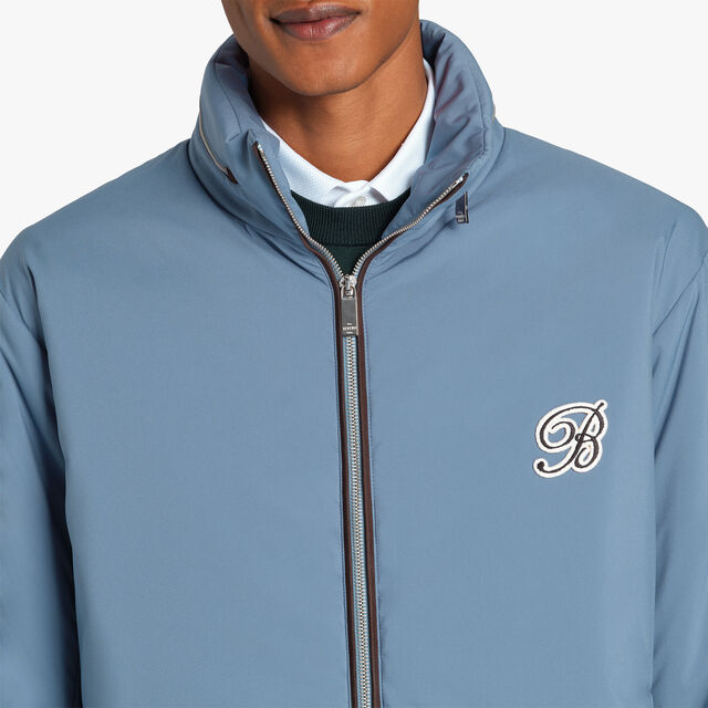 Golf Light Nylon Warm Up Jacket, STORM BLUE, hi-res 5
