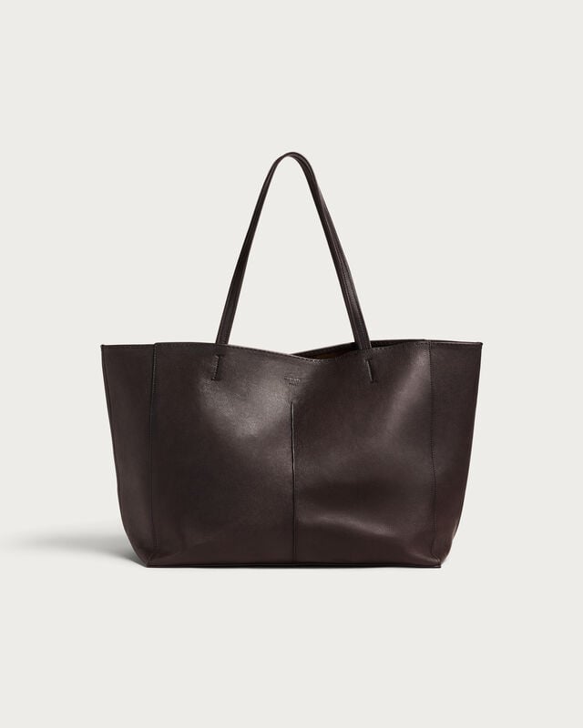 Carry More Tote Bag, Dark Brown, hi-res