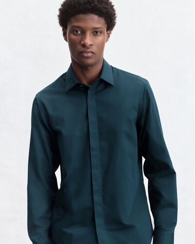 Andy Shirt with Alessandro Embroidery, Nero Blue, hi-res