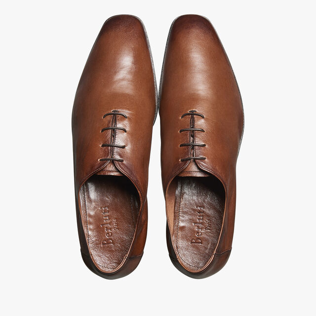 Lorenzo Kangaroo Leather Oxford, TABACCO, hi-res 3