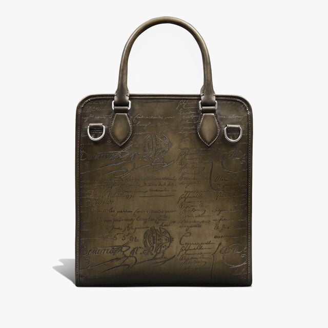 Sac Bandoulière Premier Jour Cabas En Cuir Scritto, APPENNINI, hi-res 3