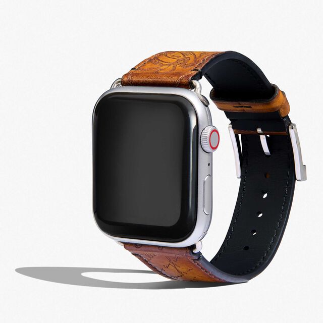 Bracelet Apple Watch En Cuir Venezia, ICE GOLD, hi-res 3