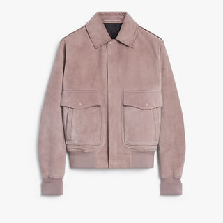 Suede Flight Jacket, ANTIQUE ROSE, hi-res