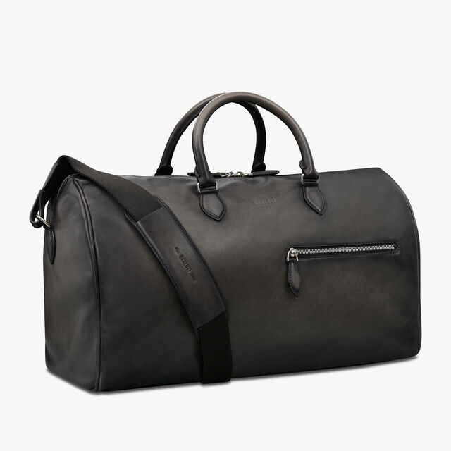 Jour Off MM Leather Travel Bag, NERO GRIGIO, hi-res 2