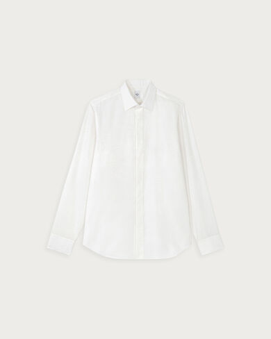 Andy Scritto Pattern Shirt, Blanc Optique, hi-res