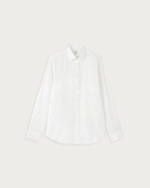 Andy Scritto Pattern Shirt, Blanc Optique, hi-res