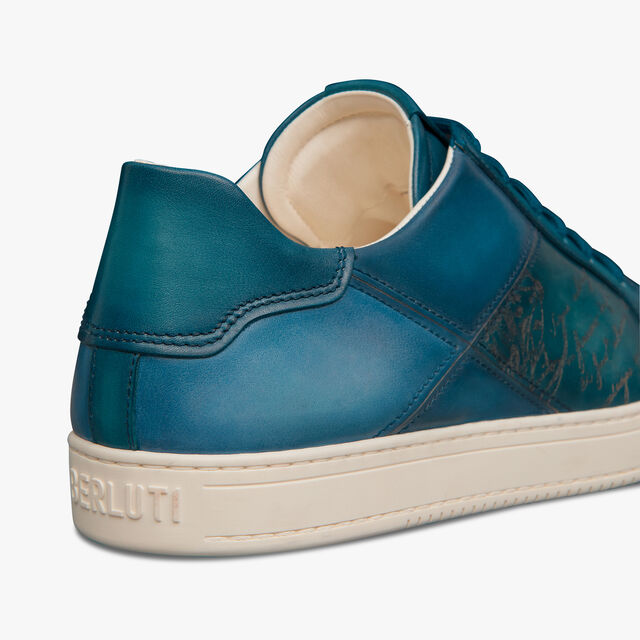 Playtime Patchwork Scritto Leather Sneaker, AVEIRO, hi-res 5