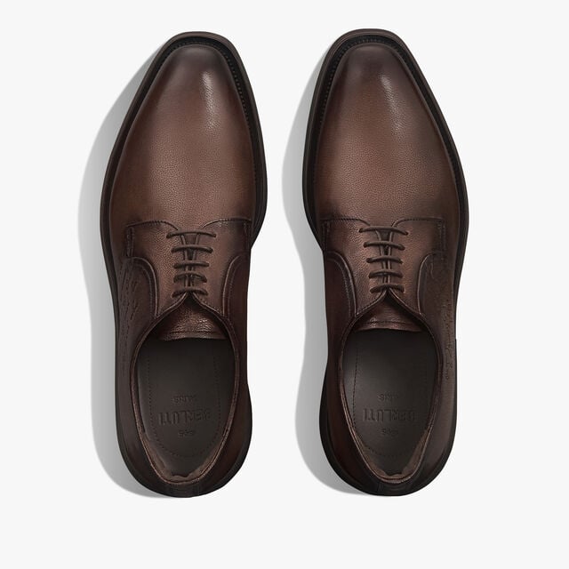 Alessio Scritto Venezia Calf Leather Derby, SOFT BROWN, hi-res 3