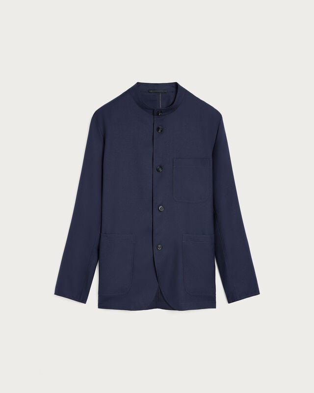 Veste Foresti&egrave;re en Cachemire L&eacute;ger, Cold Night Blue, hi-res