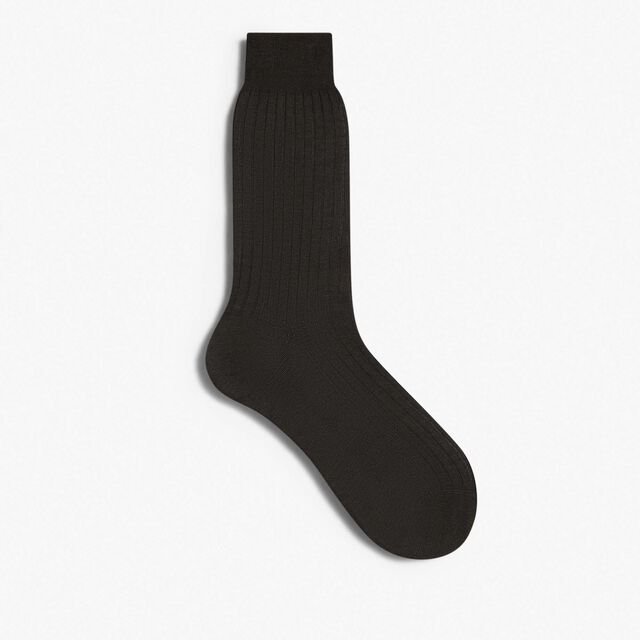 Chaussettes en Coton, FOREST GREEN, hi-res 1