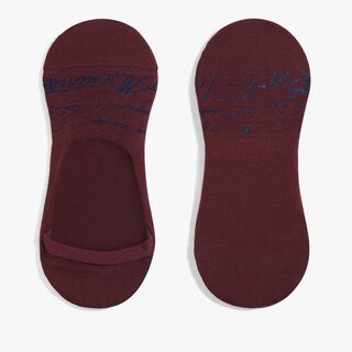Cotton Ghost Scritto Socks, ST EMILION, hi-res