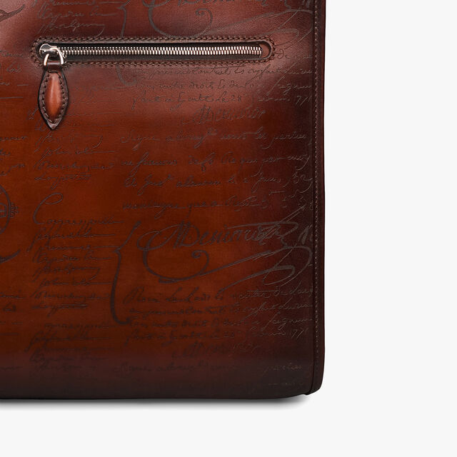 Premier Jour Small Scritto Leather Backpack, CACAO INTENSO, hi-res 5