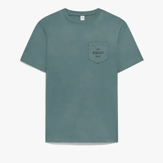 Pocket Logo T-shirt, STONE BLUE, hi-res