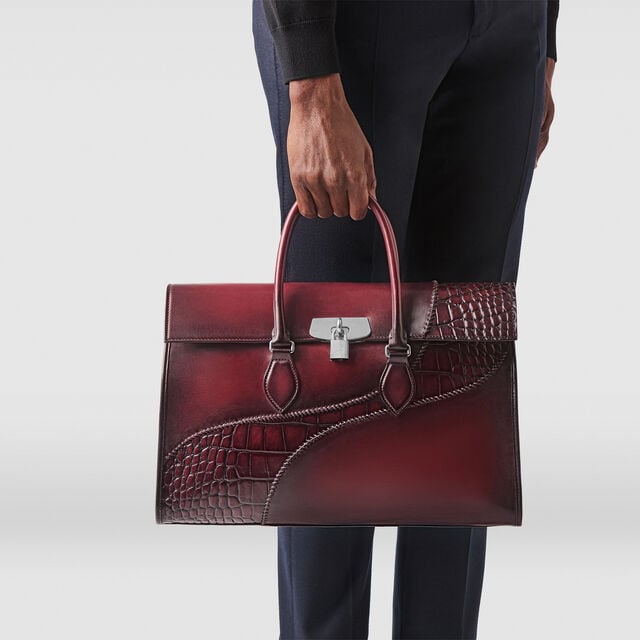 Sac Bandoulière E'Mio Messenger en Cuir, SAINT EMILION, hi-res 8