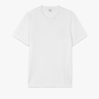 벨루티 로고 자수 T-셔츠, BLANC OPTIQUE, hi-res