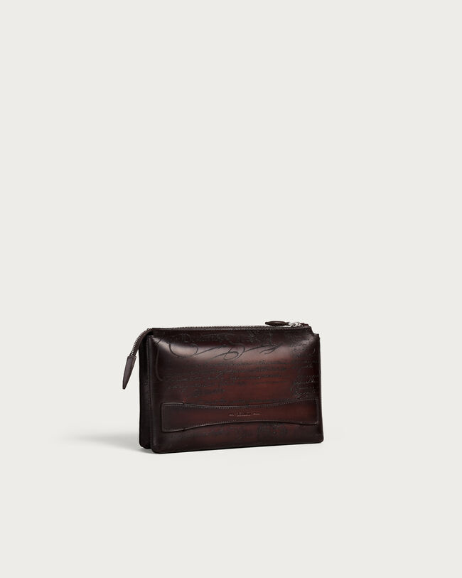 Tersio Zipped Pouch, Maduro, hi-res