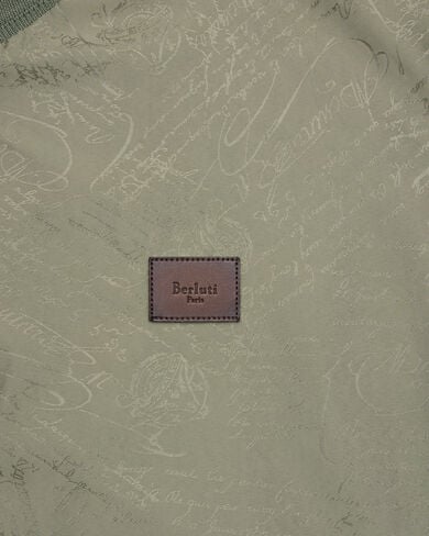 Blouson R&eacute;versible avec D&eacute;tail en Cuir, Salvia, hi-res