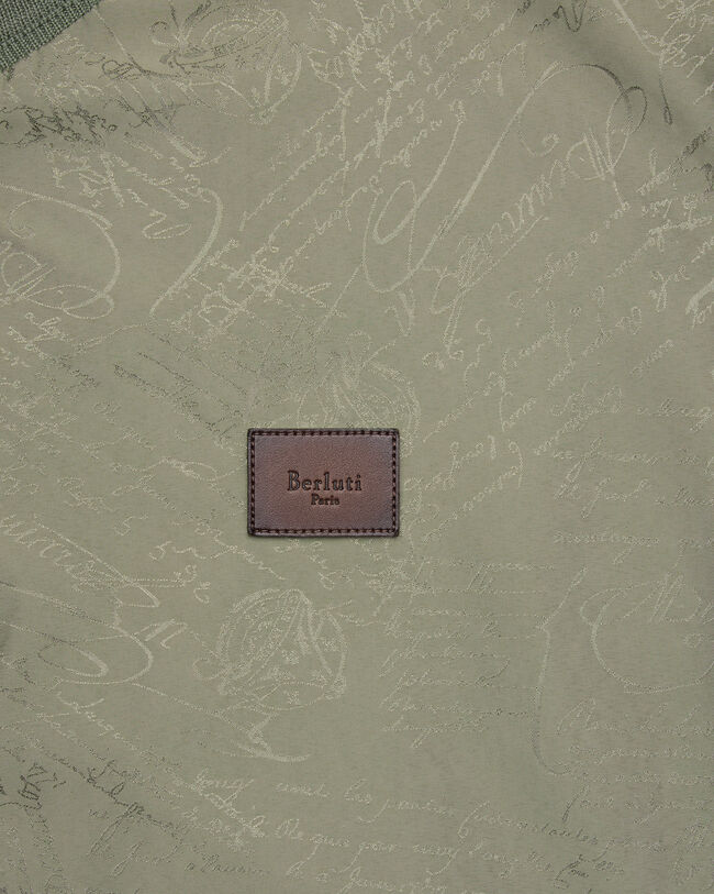 Blouson R&eacute;versible avec D&eacute;tail en Cuir, Salvia, hi-res