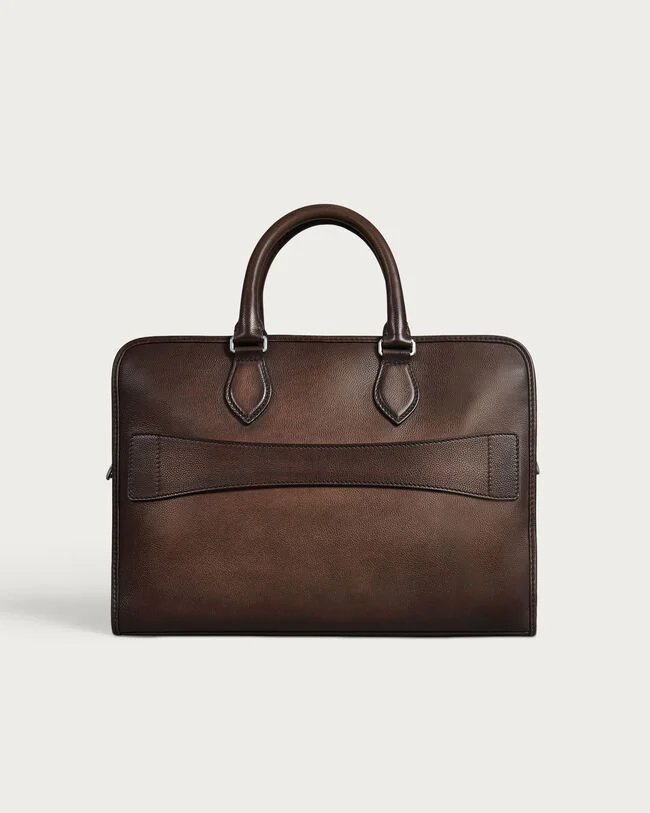 Un Jour Mini Briefcase, Soft Brown, hi-res