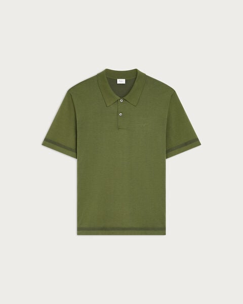 B-Thabor Embroidery Polo, Acid Green, hi-res