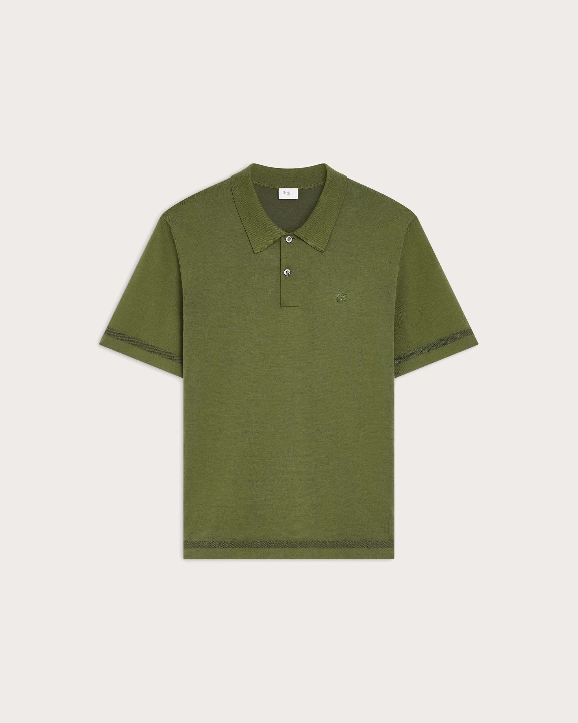 B-Thabor Embroidery Polo, Acid Green, hi-res